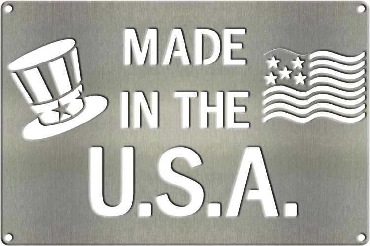 Made in USA Metal Sign w/ Color Options 8″x12″ Metal Signs and